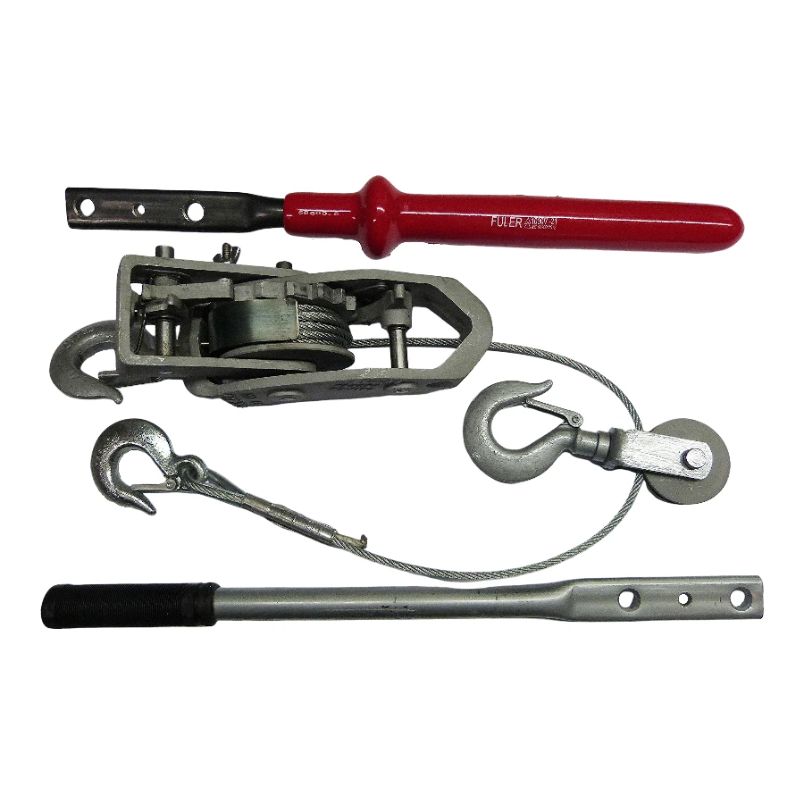 Aparejos a cable de acero 1250 kg y 2000 kg.