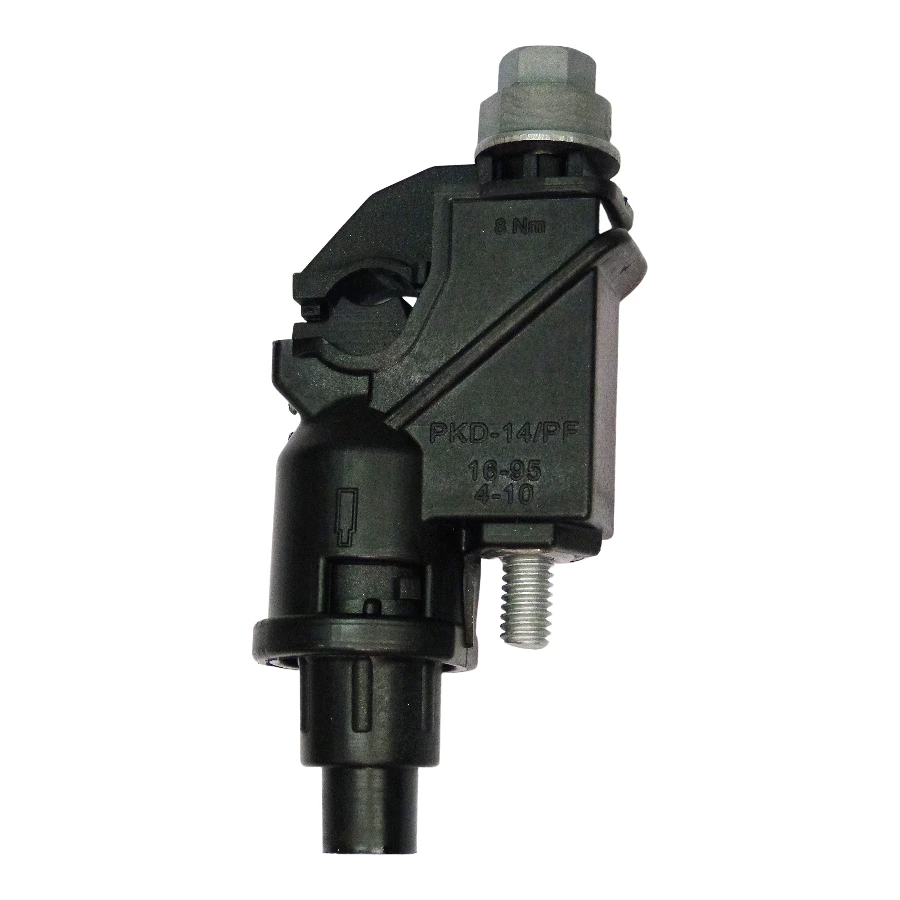 Conectores p/preens. Bajada Domic. c/Portafusible