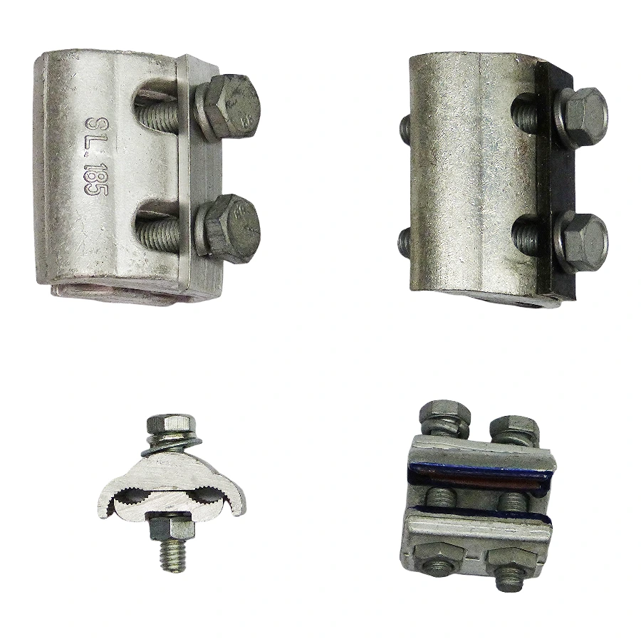 Morseto Bifilar con bulón, arandela y tuerca